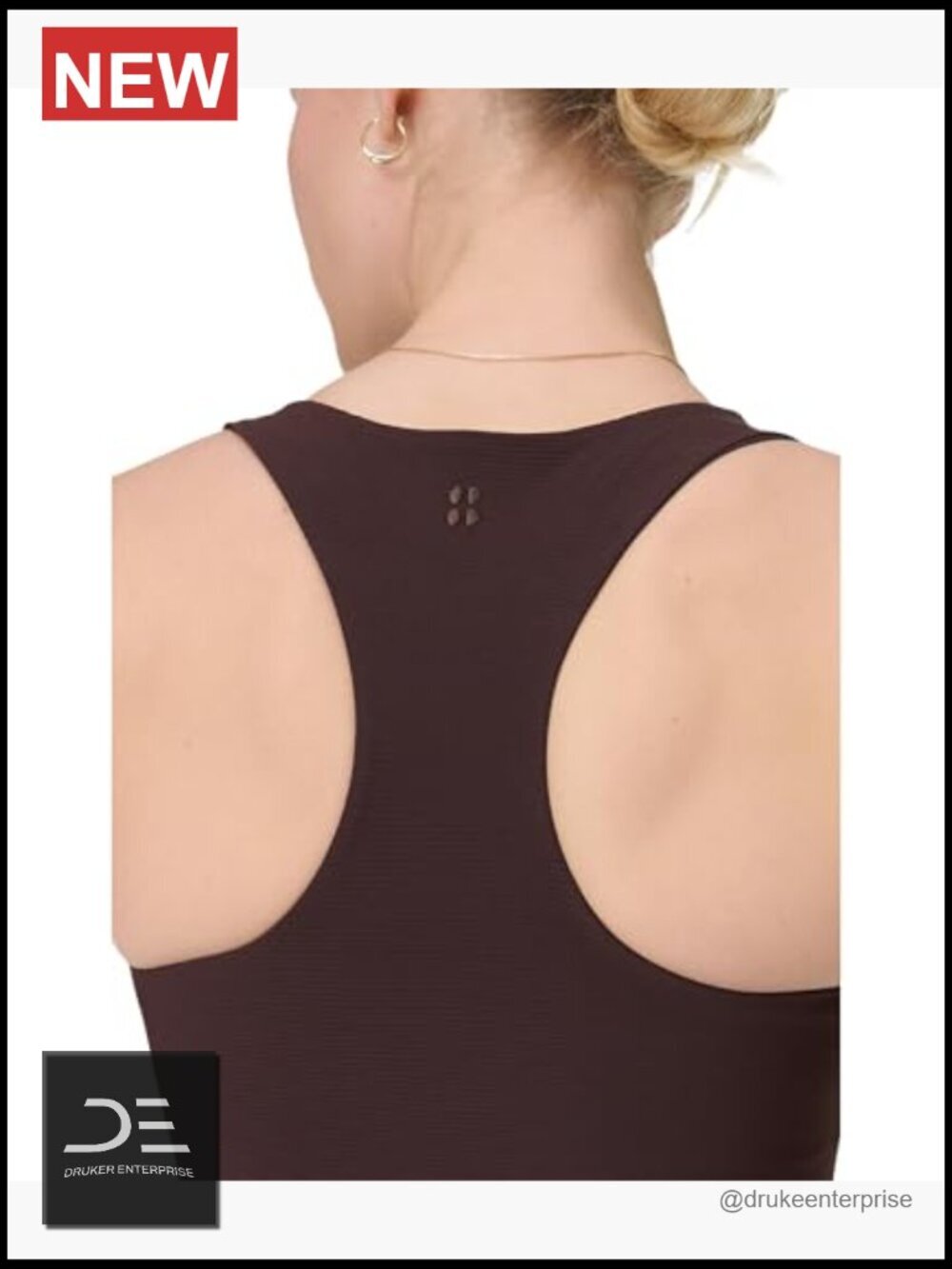 Lightweight Explorer Ribbed Racerback Fit & Flare Dress - Picture 4 of 4